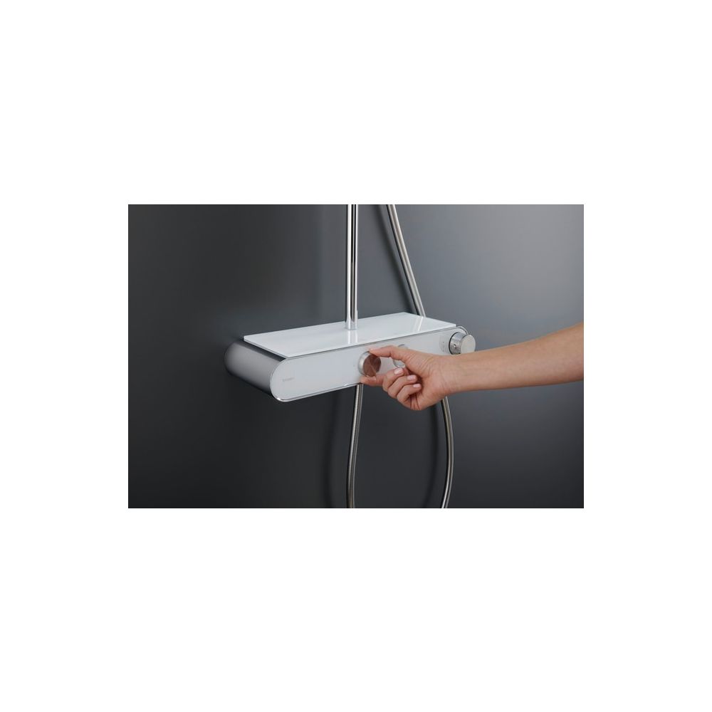 Duravit Shower Systems Duschsystem Chrom, Thermostat, Kopfbrause 230mm, 10,5l/mi... DURAVIT-TH4380008005 4067116161304 (Abb. 14)