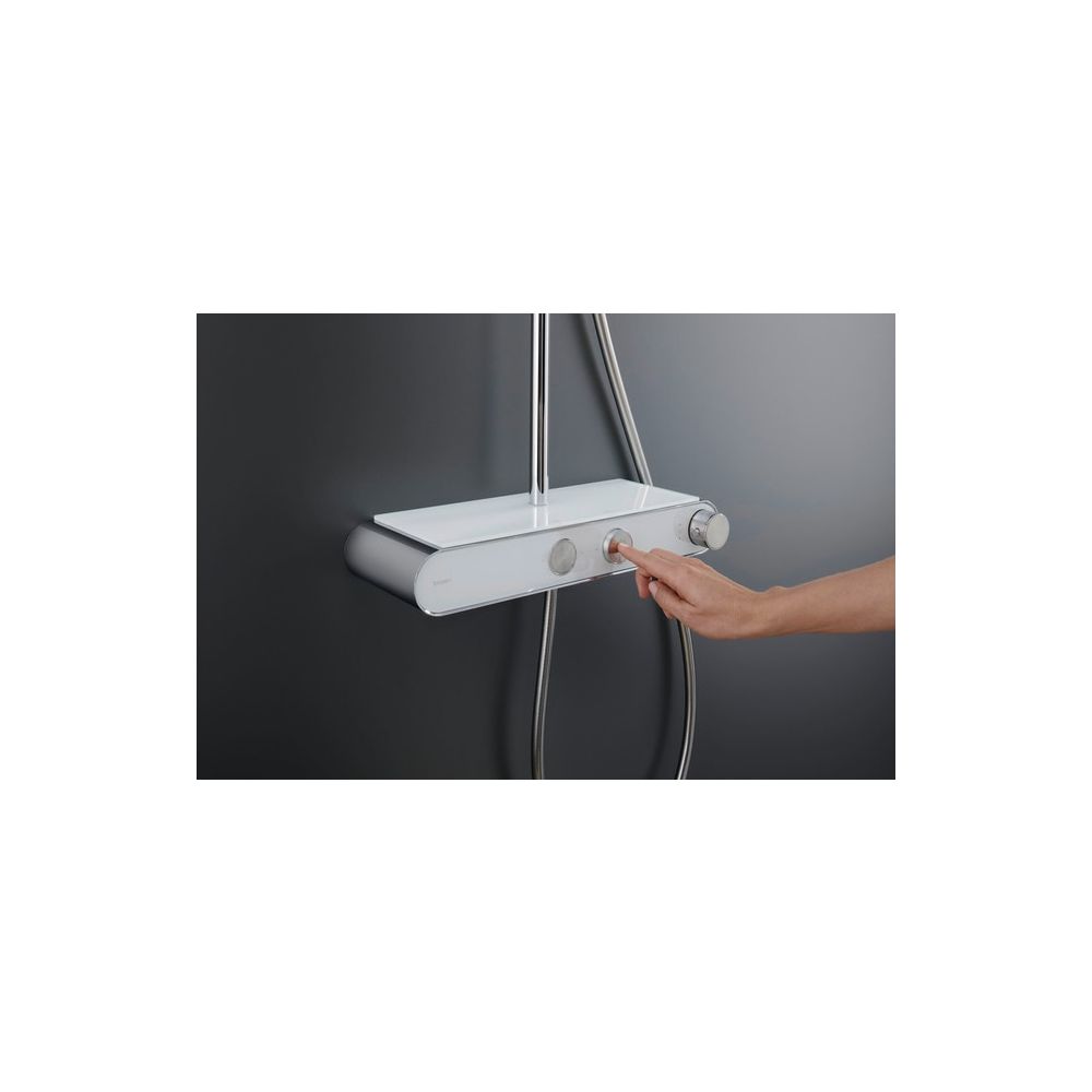 Duravit Shower Systems Duschsystem Chrom, Thermostat, Kopfbrause 230mm, 10,5l/mi... DURAVIT-TH4380008005 4067116161304 (Abb. 15)