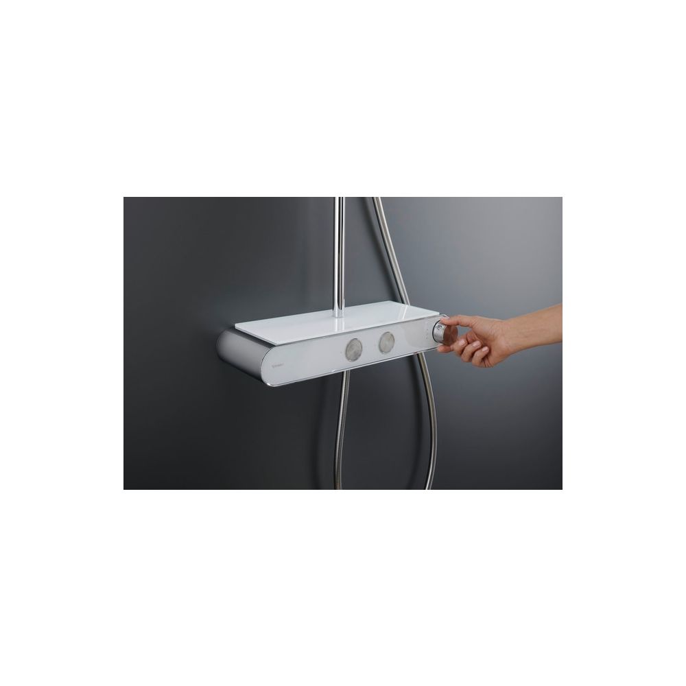 Duravit Shower Systems Duschsystem Chrom, Thermostat, Kopfbrause 230mm, 10,5l/mi... DURAVIT-TH4380008005 4067116161304 (Abb. 17)