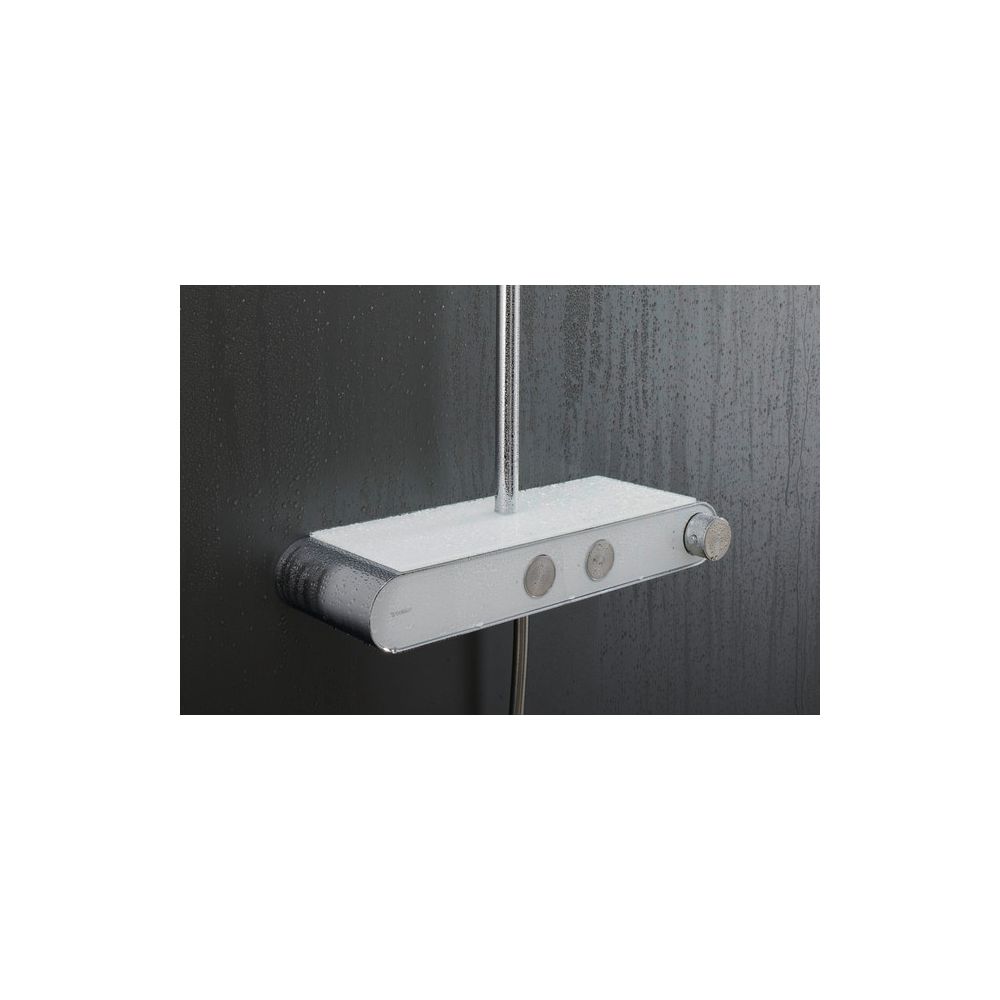 Duravit Shower Systems Duschsystem Chrom, Thermostat, Kopfbrause 230mm, 10,5l/mi... DURAVIT-TH4380008005 4067116161304 (Abb. 21)