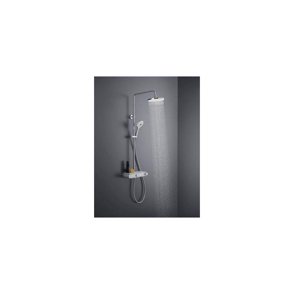 Duravit Shower Systems Duschsystem Chrom, Thermostat, Kopfbrause 230mm, 10,5l/mi... DURAVIT-TH4380008005 4067116161304 (Abb. 23)