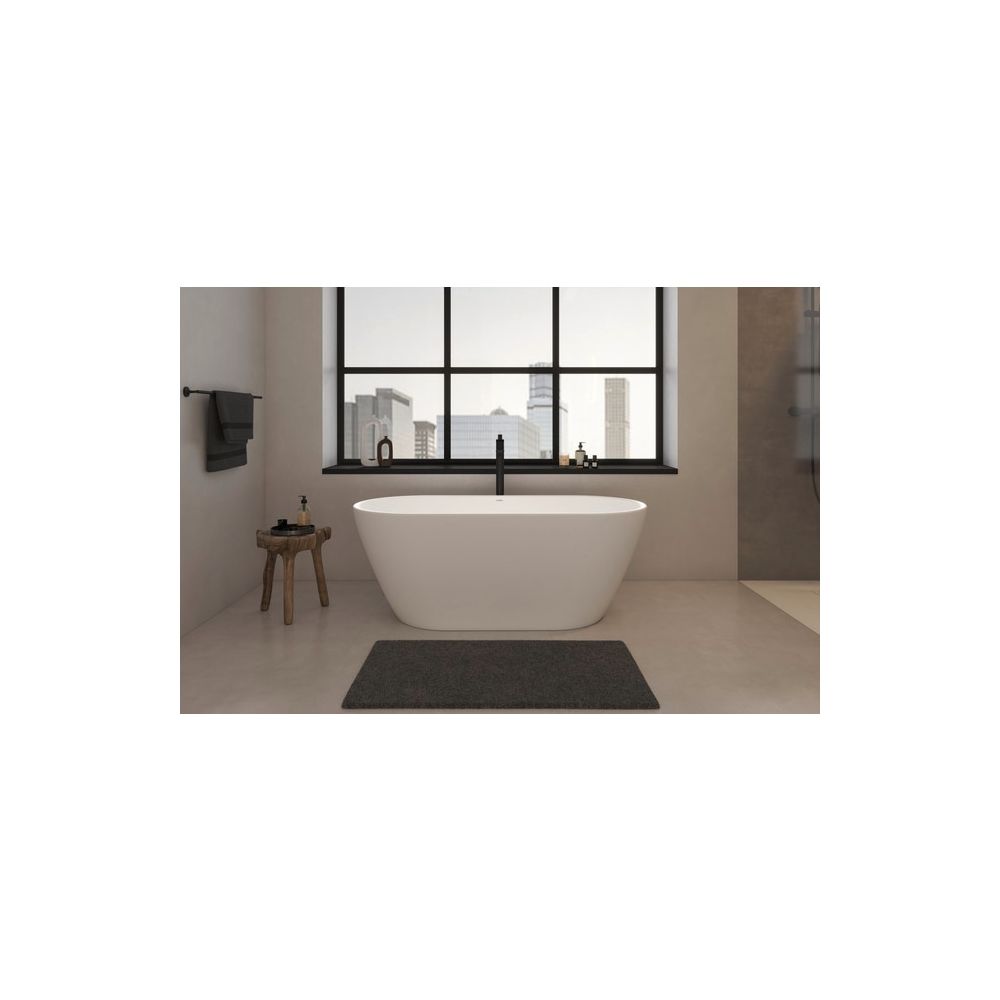 Duravit Wave Einhebel-Wannenmischer bodenstehend, Mattschwarz, Höhe 947mm, Auslad... DURAVIT-WA5250000046 4067116105971 (Abb. 2)