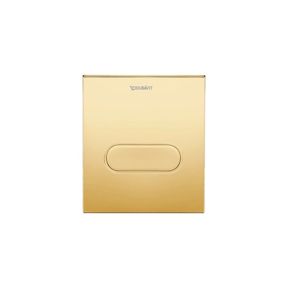 Duravit DuraSystem A1 Betätigungsplatte mechanisch für Urinal Aufgesetzt, Gold po... DURAVIT-WD5004341000 4067116320343 (Abb. 1)