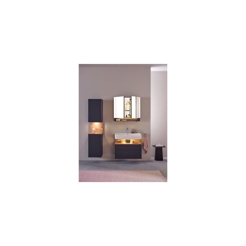 Duravit Qatego Spiegelschrank Wandmontage 155x800x750mm, Graphit, 2 Türen L/R,... DURAVIT-QA7151049492000 4067116205572 (Abb. 4)