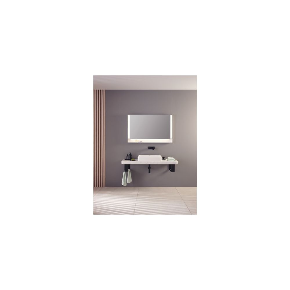 Duravit Qatego Aufsatzbecken Weiß Hochglanz mit Konsole Marmor poliert, Konsolenträge... DURAVIT-D4800700 4067116314748 (Abb. 7)