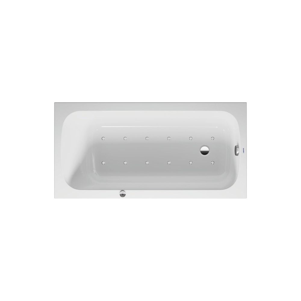 Duravit Qatego Whirlwanne Rechteckig, Einbau, 750x1500x480mm, Air-System, 1 Rü... DURAVIT-760609000AS0000 4067116074161 (Abb. 1)