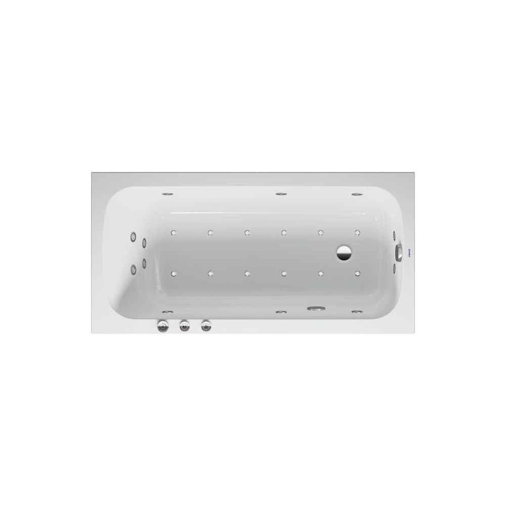 Duravit Qatego Whirlwanne Rechteckig, Einbau, 750x1500x480mm, Combi-System P, ... DURAVIT-760609000CP1000 4067116074130 (Abb. 2)