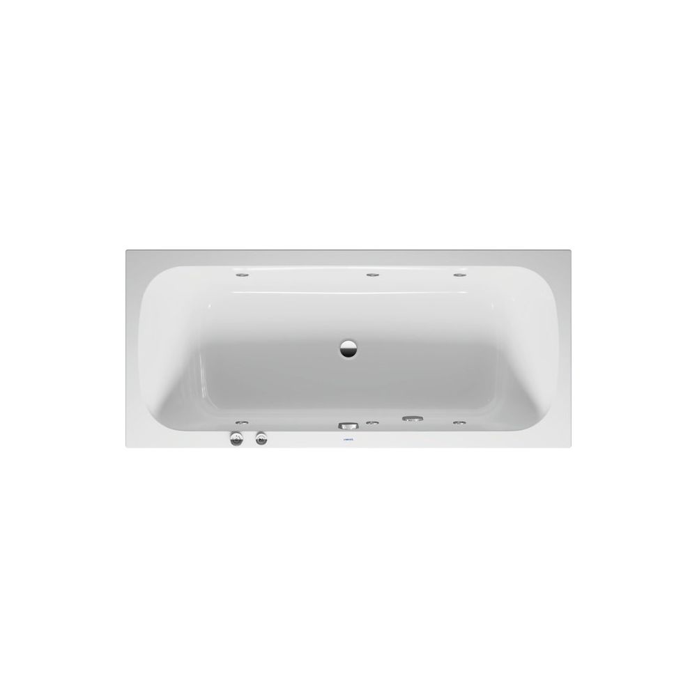 Duravit Qatego Whirlwanne Rechteckig, Einbau, 800x1800x480mm, Jet-System, 2 Rü... DURAVIT-760614000JS1000 4067116074208 (Abb. 2)