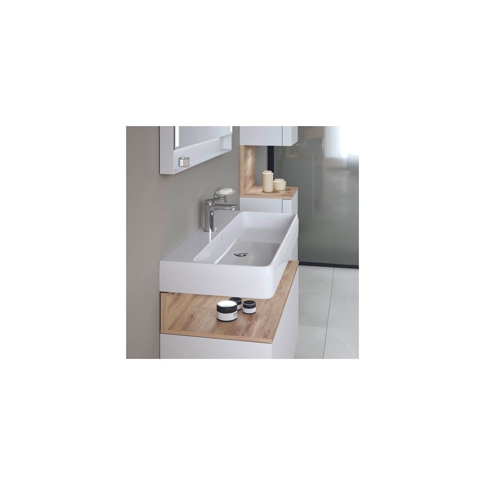 Duravit Qatego Waschtisch 470x1000x150mm wandh. Weiß Hochglanz, Rechteckig, HYG, 1 ... DURAVIT-2382102000 4067116070118 (Abb. 3)