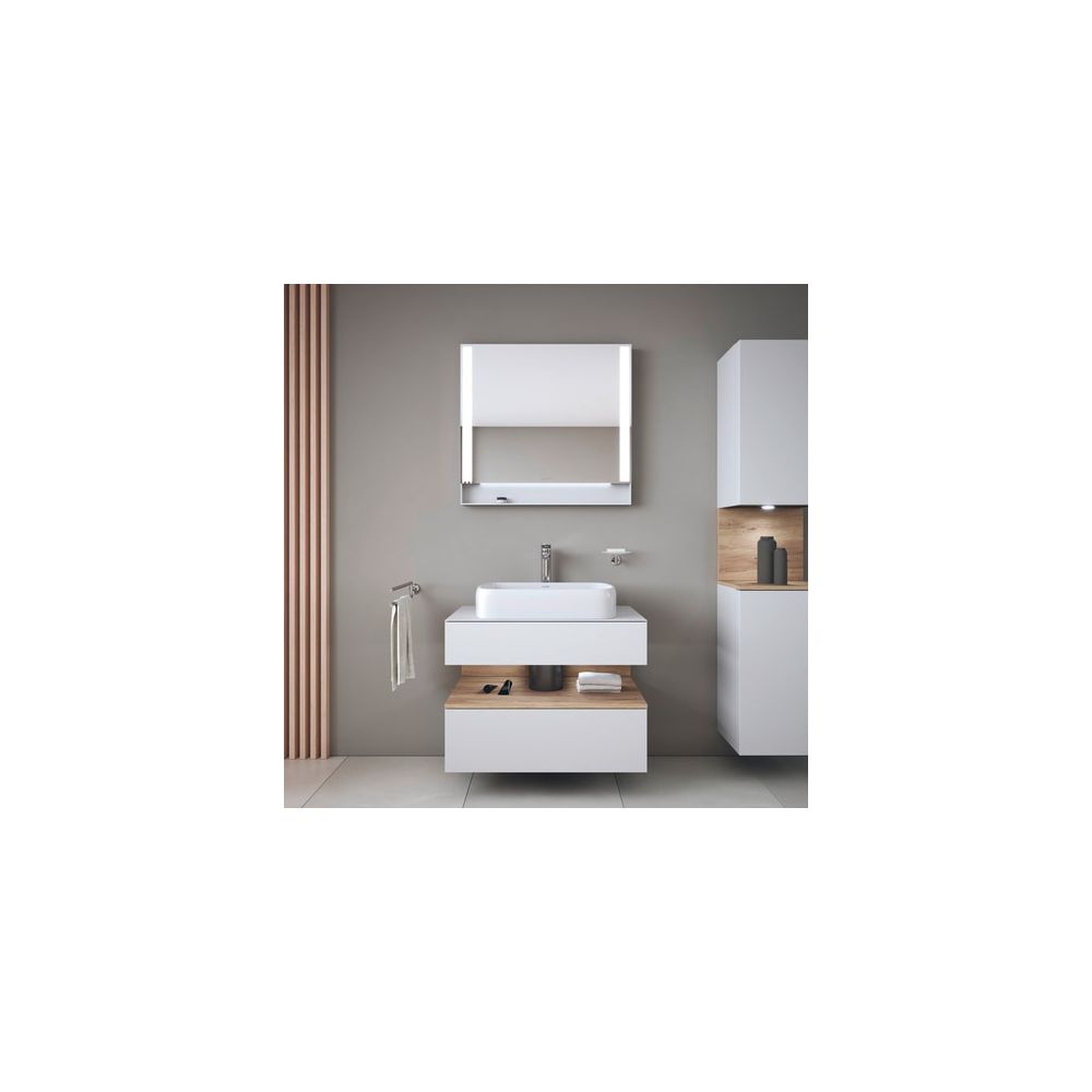 Duravit Qatego Aufsatzbecken 600mm, Weiß Hochglanz, Oval, ohne Überlauf und HLB, Ge... DURAVIT-2384600079 4067116996142 (Abb. 6)