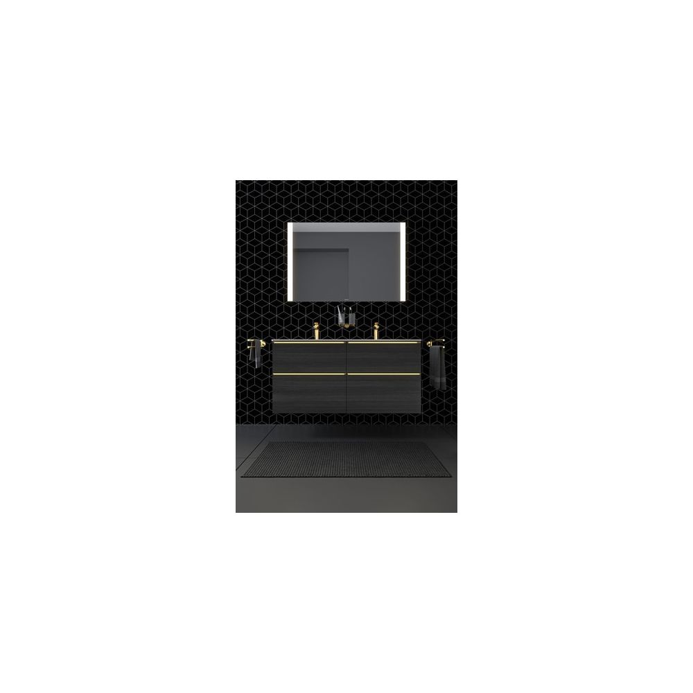 Duravit Starck T Handtuchhalter 486x88x57mm, Gold poliert, Messing, 2 Arme, mit Bef... DURAVIT-0099413400 4067116086782 (Abb. 1)