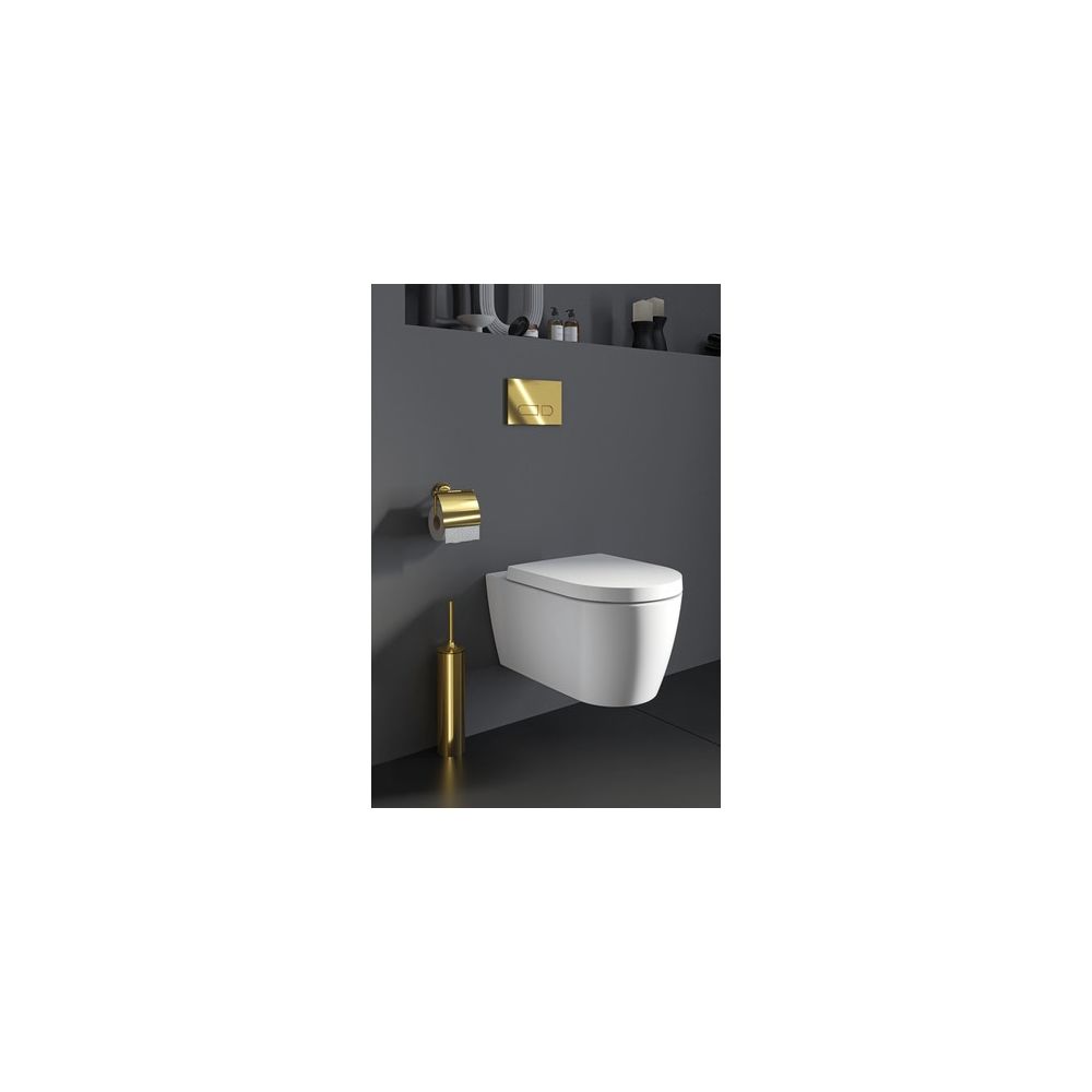 Duravit Bürstengarnitur Starck T 80x80x432mm, Bodenstehend, Gold poliert, Messing... DURAVIT-0099453400 4067116087314 (Abb. 4)