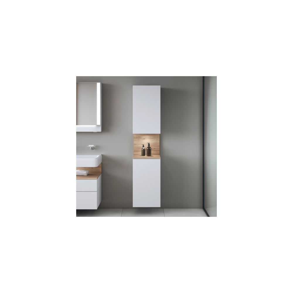 Duravit Qatego Hochschrank Dekor 360x400x1760mm Mattweiß/Eiche Marmoriert Matt... DURAVIT-QA1346L55180000 4067116208207 (Abb. 6)