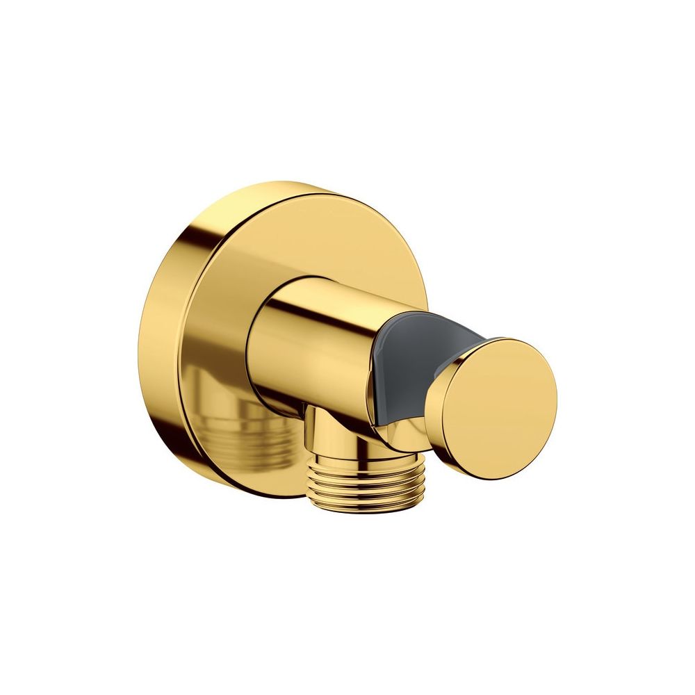 Duravit Wandanschlussbogen 55x102mm, Rund, Gold poliert, Rosette rund, Rückflussv... DURAVIT-UV0630009034 4067116113990 (Abb. 2)