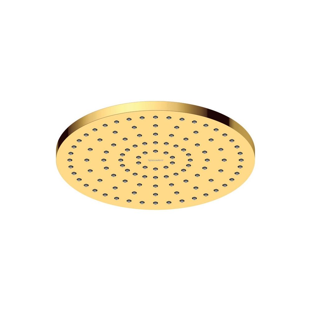 Duravit Kopfbrause, Gold poliert, Kunststoff, MinusFlow, Rund, d. Kopfbrause 250m... DURAVIT-UV0662018034 4067116113921 (Abb. 2)
