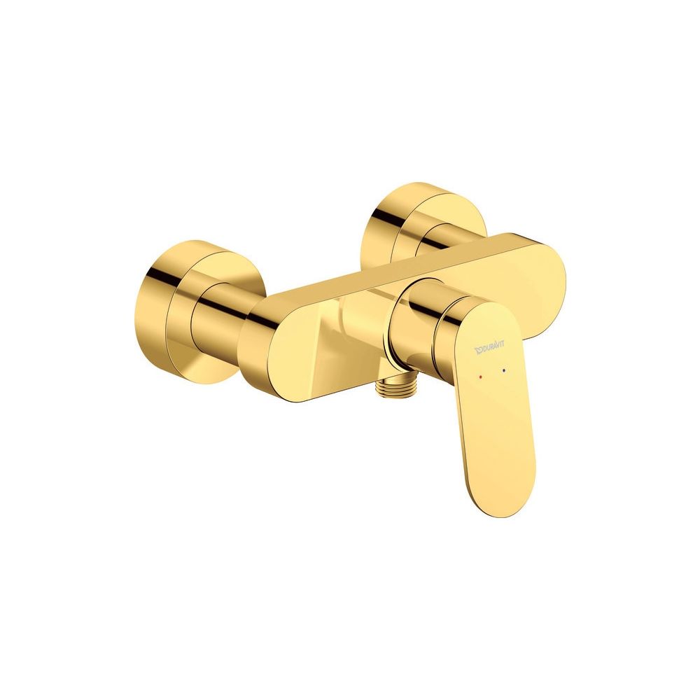 Duravit Wave Einhebel-Brausemischer Aufputz, Gold poliert, 24l/min, S-Anschlüsse,... DURAVIT-WA4230000034 4067116105735 (Abb. 2)