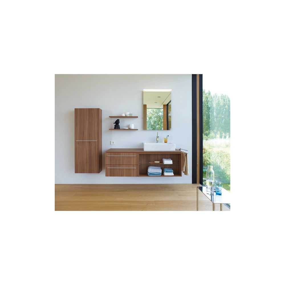 Duravit Vero Waschtisch 470x600x165mm mit HLB Aufsatz, Weiß Hochglanz, Rechteckig,... DURAVIT-0454600000 4021534217265 (Abb. 11)
