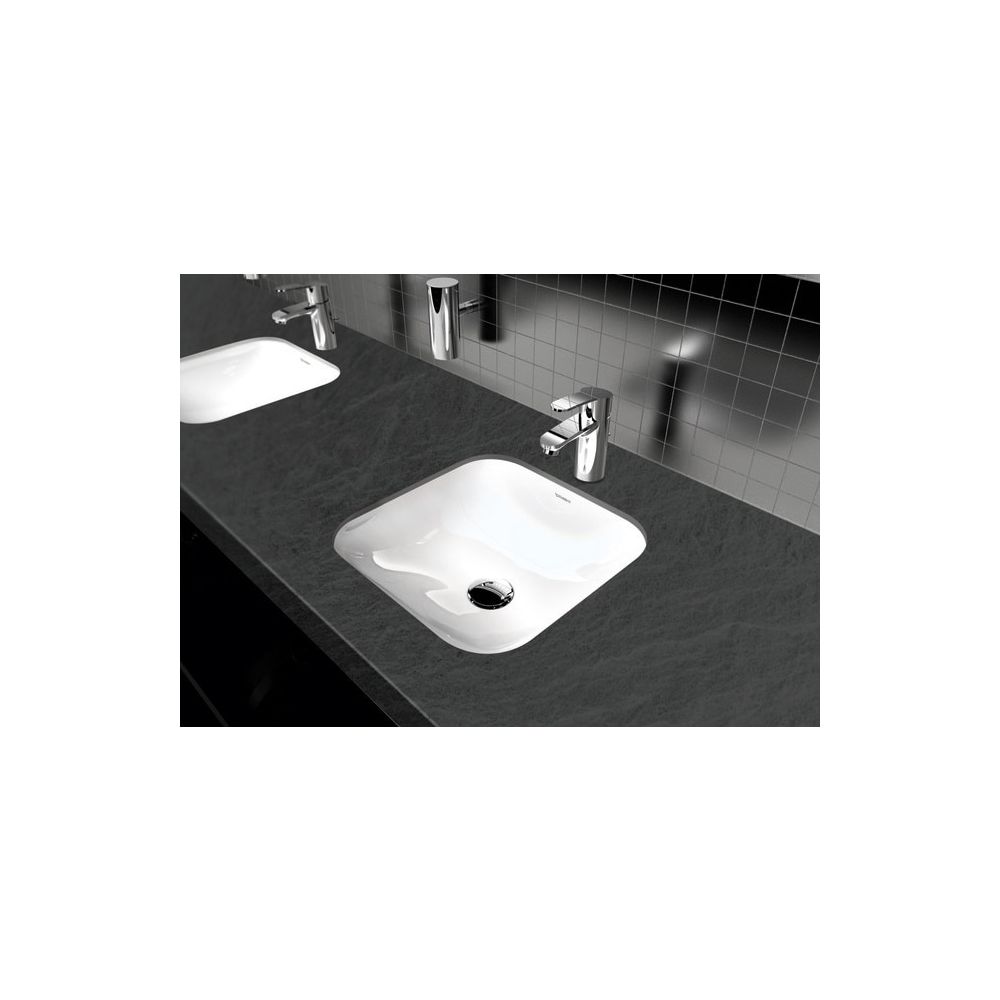 Duravit DuraStyle Einbauwaschtisch 400x400x150mm, Weiß Hochglanz, WonderGliss, ohn... DURAVIT-03733700001 4021534850660 (Abb. 1)
