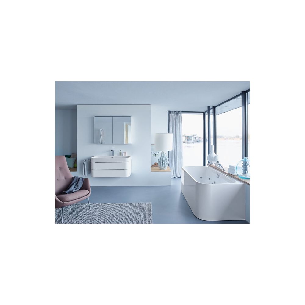 Duravit Happy D.2 Waschtisch 505x1000x170mm, Weiß Hochglanz, Rechteckig, 1 Waschpla... DURAVIT-2318100000 4021534855917 (Abb. 3)