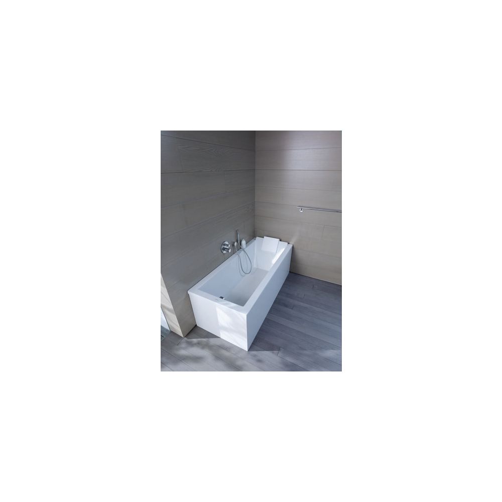 Duravit Starck Wannenverkleidung für Ecke L 740x1690x565mm Weiß glänzend, mit Befe... DURAVIT-ST878708282 4021534648632 (Abb. 1)
