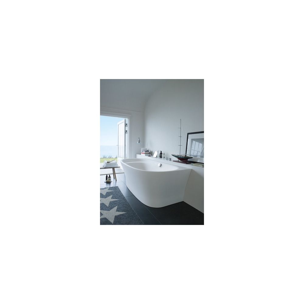 Duravit Cape Cod Badewanne 510x900x1900mm, Mattweiß, Halbrund, Vorwand, 1 Rück... DURAVIT-700364000000000 4021534986475 (Abb. 4)
