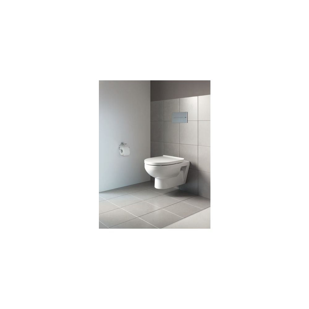 Duravit No.1 WC-Set wandh. Wand-WC, WC-Sitz, Weiß Hochglanz, Spülrand rimless, Abga... DURAVIT-45620900A1 4053424087962 (Abb. 3)
