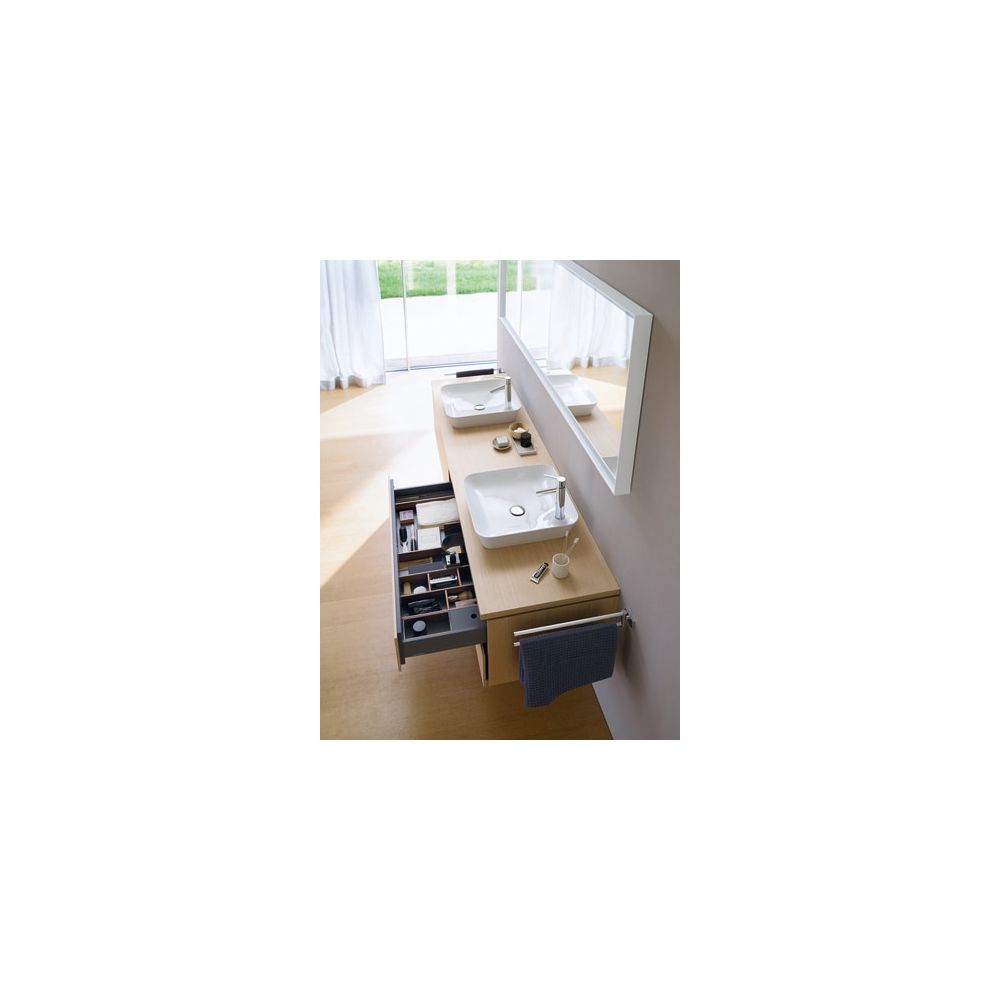 Duravit Cape Cod Aufsatzbecken 460mm, Weiß Hochglanz, DuraCeram, Quadratisch, ohne ... DURAVIT-2340460000 4021534988868 (Abb. 9)