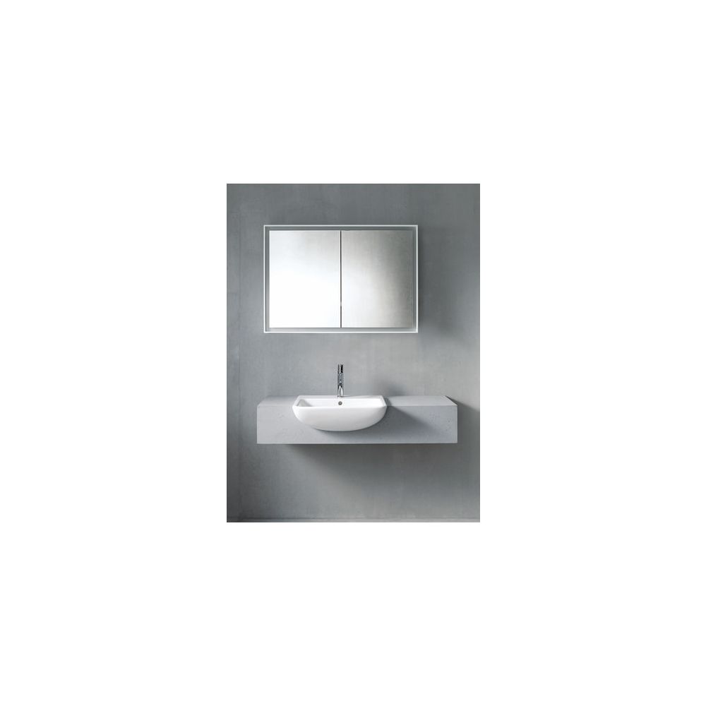 Duravit ME by Starck Halbeinbauwaschtisch 455x550x180mm, Weiß Hochglanz, 1 HL, mit ... DURAVIT-0378550000 4053424020624 (Abb. 1)