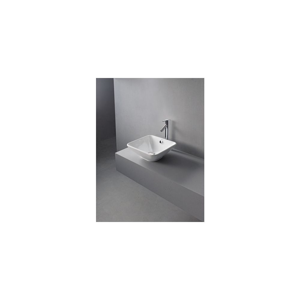 Duravit Design Classics Aufsatzbecken 420mm Weiß Hochglanz, Quadratisch, ohne HLB m... DURAVIT-0333420000 4021534333620 (Abb. 5)