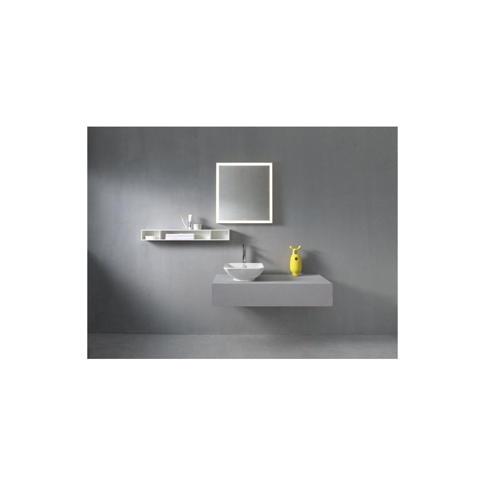 Duravit L-Cube Regalelement Wandmontage 140x800x120mm, Mattweiß, 3 oF, mit Befesti... DURAVIT-LC120001818 4053424297613 (Abb. 6)