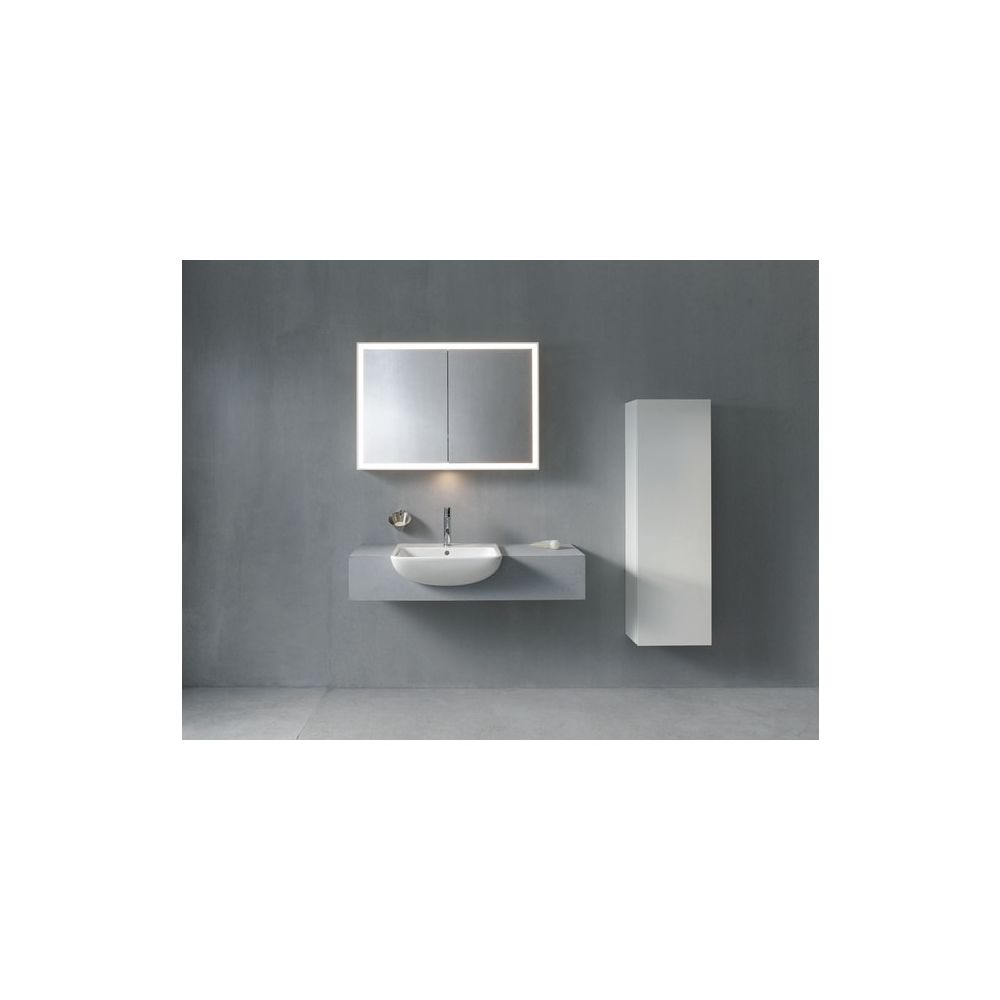 Duravit ME by Starck Halbeinbauwaschtisch 455x550x180mm, Weiß Hochglanz, 1 HL, mit ... DURAVIT-0378550000 4053424020624 (Abb. 2)