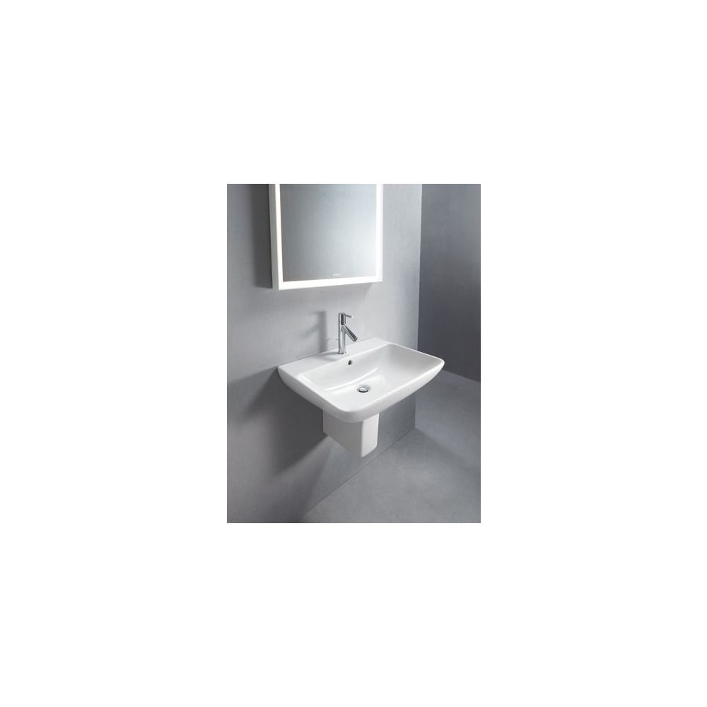 Duravit ME by Starck Waschtisch 490x650x180mm wandhäng., Weiß Hochglanz, Rechteckig... DURAVIT-2335650000 4021534966613 (Abb. 9)