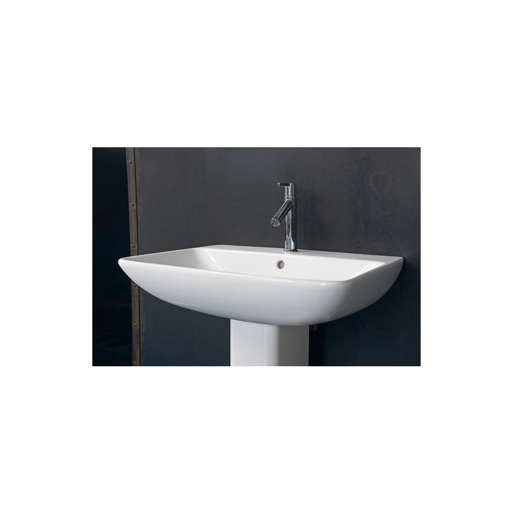 Duravit ME by Starck Waschtisch 490x650x180mm wandhäng., Weiß Hochglanz, Rechtecki... DURAVIT-2335650000 4021534966613 (Abb. 10)