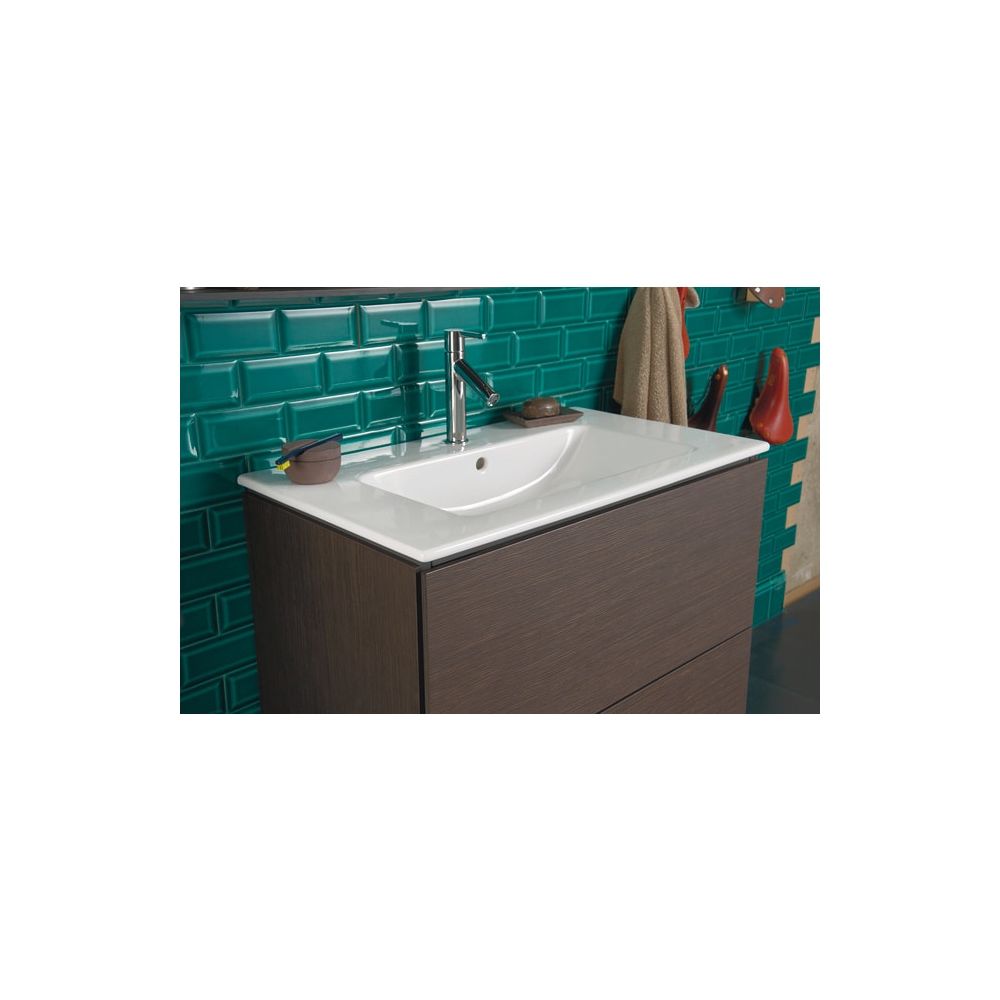 Duravit ME by Starck Waschtisch 490x830x180mm, Weiß Hochglanz, Rechteckig, 1 Wasch... DURAVIT-2336830000 4021534966538 (Abb. 42)