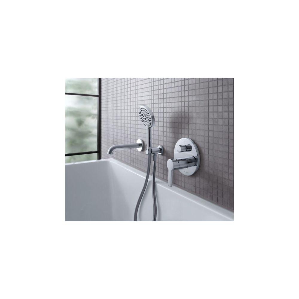 Duravit C.1 Wanneneinlauf Wandmontage, Chrom Hochglanz, Rosette rund, Ausladung 2... DURAVIT-C15240010010 7612158494841 (Abb. 3)