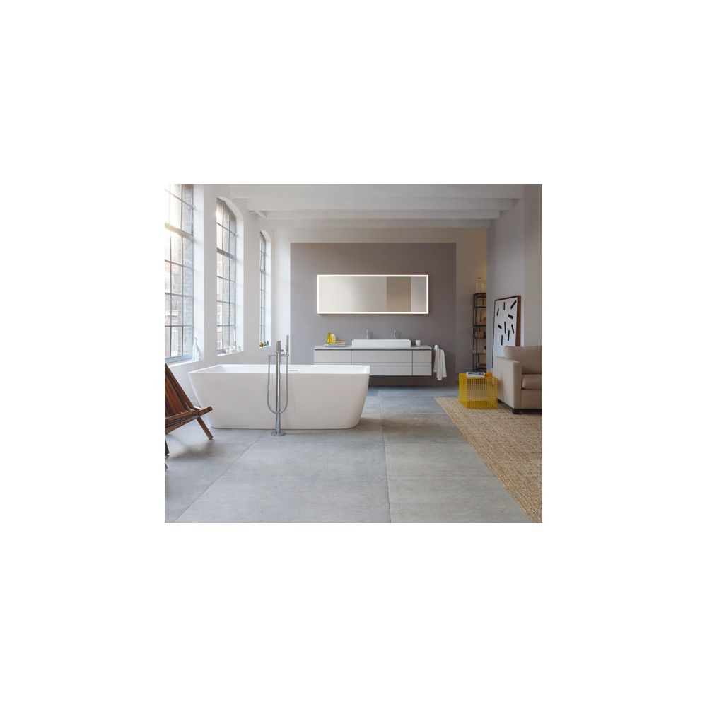 Duravit DuraSquare Waschtisch 470x1000x145mm, DuraCeram, Weiß Hochglanz, Rechteckig... DURAVIT-2353100072 4053424324319 (Abb. 3)