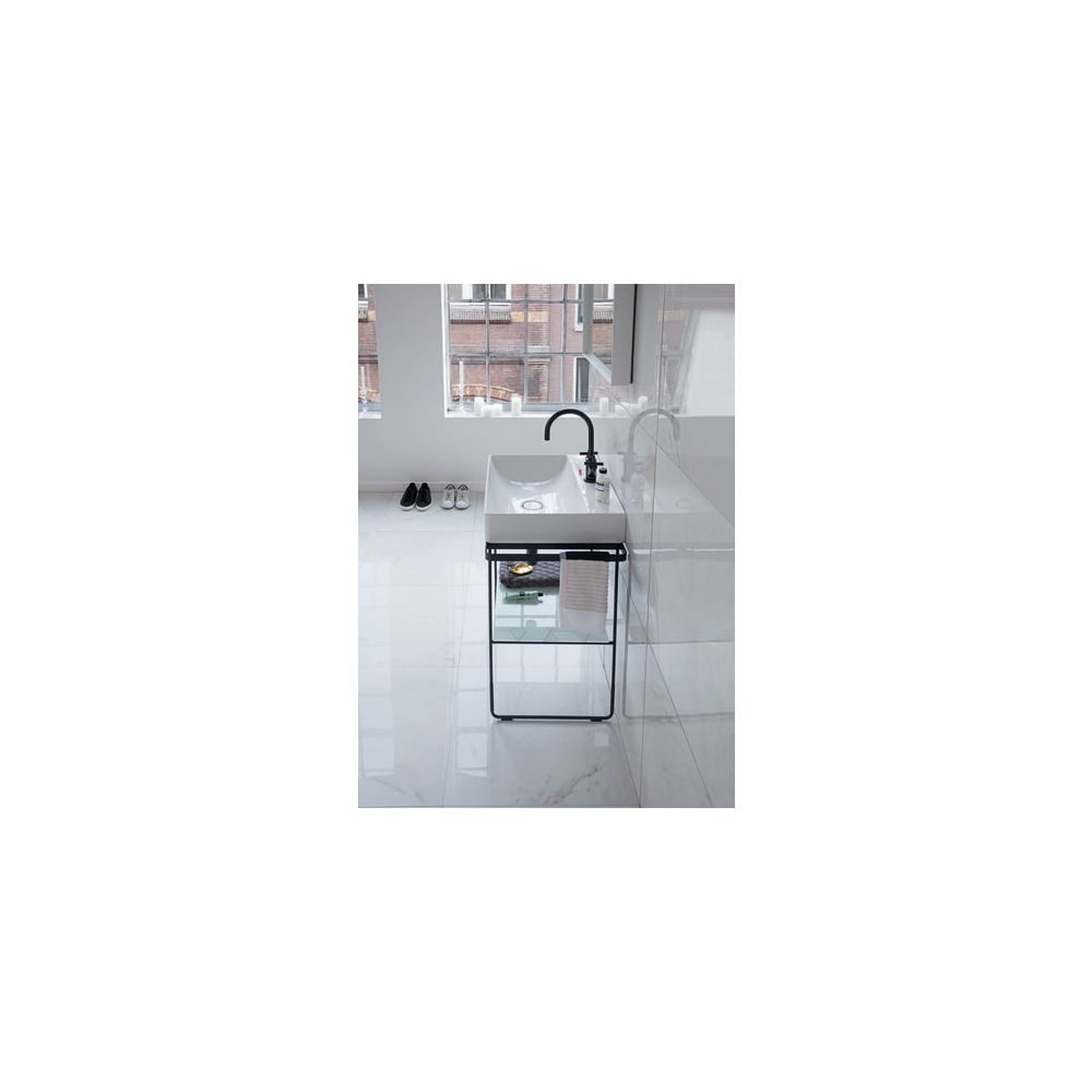 Duravit DuraSquare Metallkonsole 451x665x740-790mm variabel, Mattschwarz, bodensteh... DURAVIT-0031014600 4053424418216 (Abb. 2)