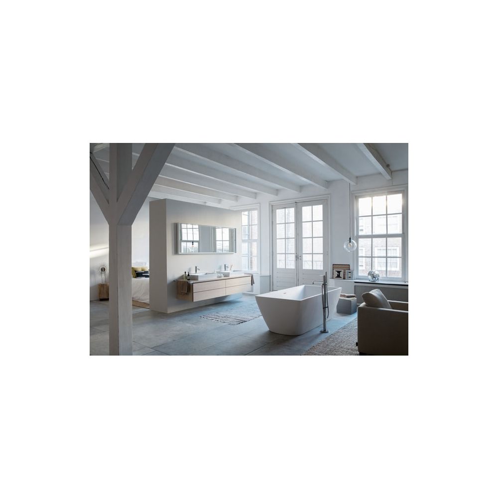 Duravit DuraSquare Waschtisch470x600x145mm wandh. Weiß Hochglanz, Rechteckig, Dura... DURAVIT-2353600071 4053424151137 (Abb. 10)
