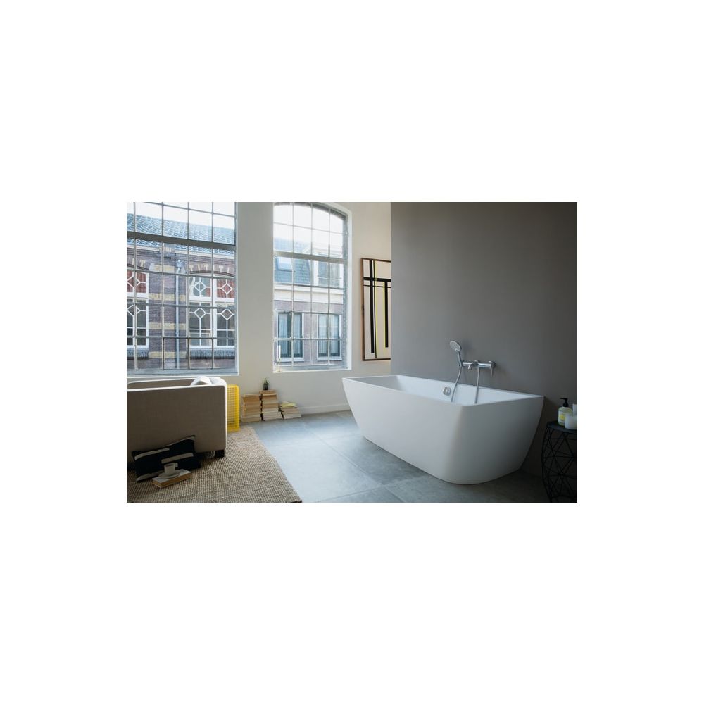 Duravit DuraSquare Badewanne 485x800x1800mm, 195l, Mattweiß, Rechteckig, Vorwa... DURAVIT-700429000000000 4053424179926 (Abb. 2)