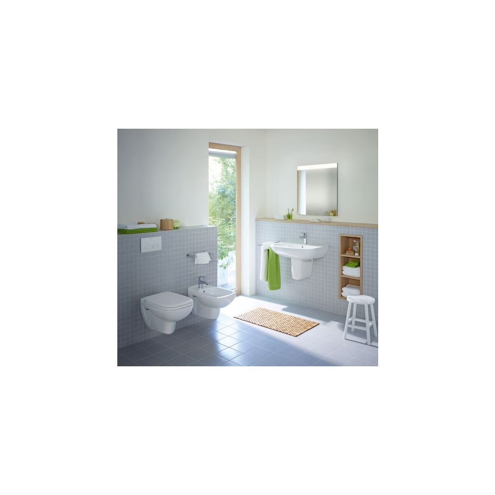 Duravit D-Code WC-Sitz Weiß Hochglanz 360x40x430mm, ohne Absenkautomatik, Edelstah... DURAVIT-0067310000 4021534384769 (Abb. 22)
