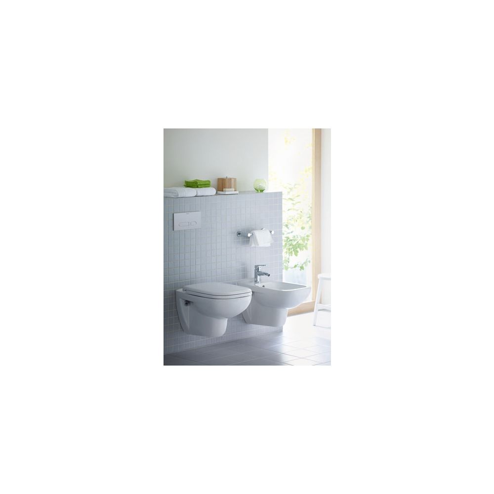 Duravit D-Code WC-Sitz Weiß Hochglanz 360x40x430mm, ohne Absenkautomatik, Edelstah... DURAVIT-0067310000 4021534384769 (Abb. 23)