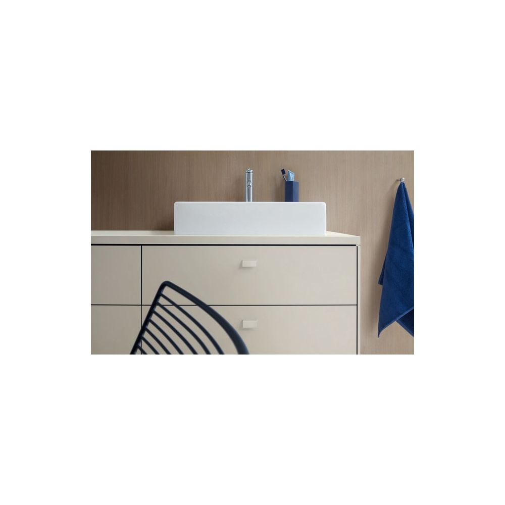 Duravit Vero Air Aufsatzbecken 600mm, Weiß Hochglanz, Rechteckig, mit HLB, mit Über... DURAVIT-2352600000 4053424139500 (Abb. 2)