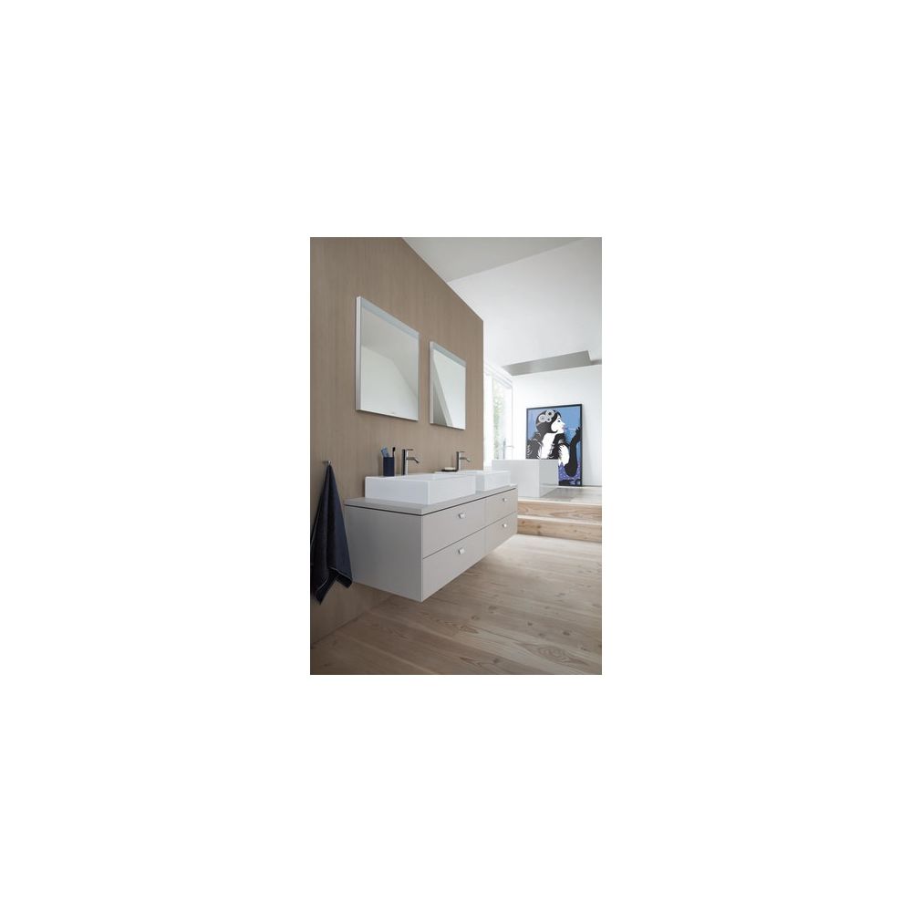 Duravit Vero Air Aufsatzbecken 600mm, Weiß Hochglanz, Rechteckig, mit HLB, mit Über... DURAVIT-2352600000 4053424139500 (Abb. 3)
