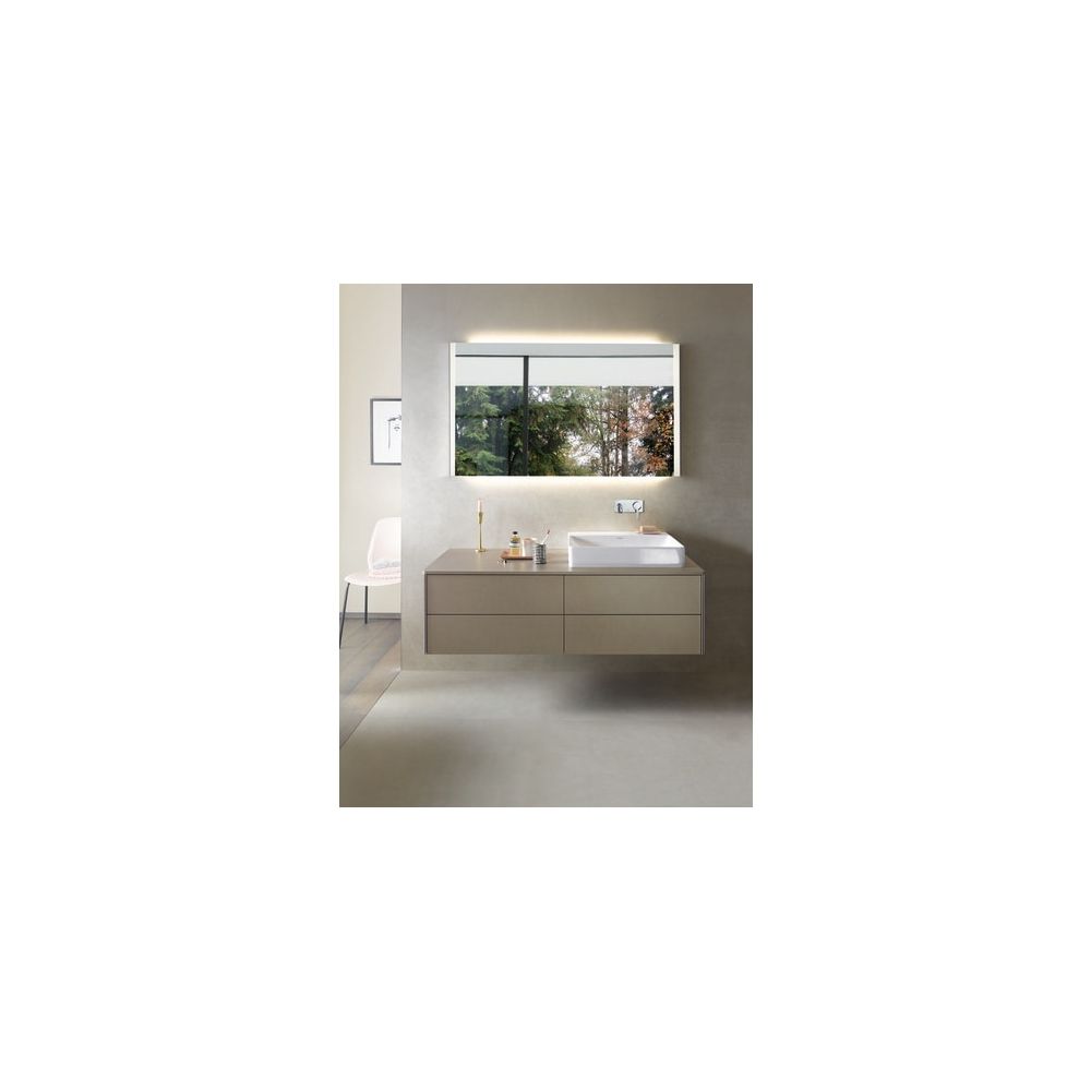 Duravit DuraSquare Waschtisch470x600x145mm wandh., Weiß HG, Rechteckig, DuraCeram, ... DURAVIT-2353600079 4053424151199 (Abb. 2)