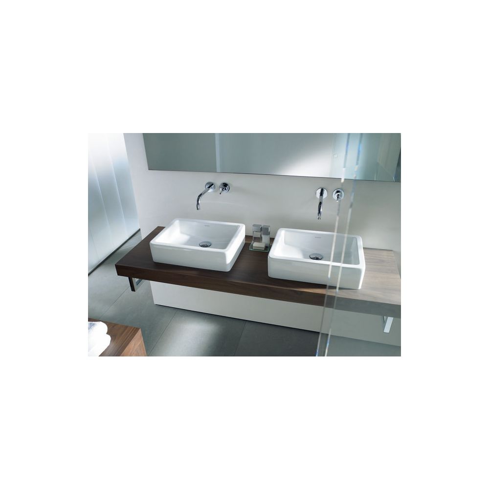 Duravit Vero Aufsatzbecken 600mm, Weiß Hochglanz, Rechteckig, ohne Überlauf und HLB... DURAVIT-0455600000 4021534217272 (Abb. 6)