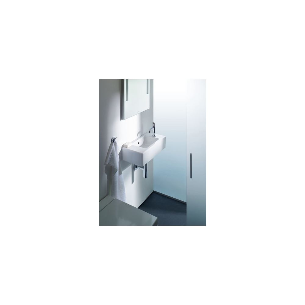 Duravit Vero Handwaschbecken 450x250x145mm, Weiß Hochglanz, Rechteckig,1 Waschplatz... DURAVIT-0702250000 4021534317378 (Abb. 8)