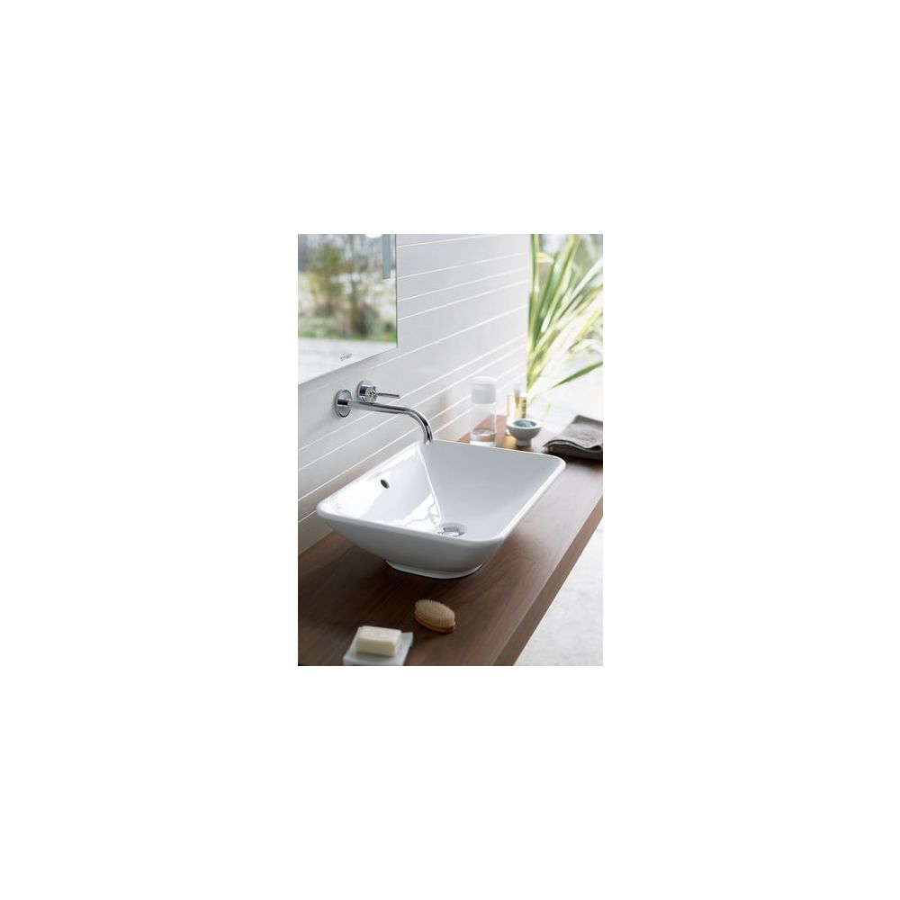Duravit Design Classics Aufsatzbecken 550mm Weiß Hochglanz, rechteckig ohne HLB, mi... DURAVIT-0334520000 4021534333644 (Abb. 4)