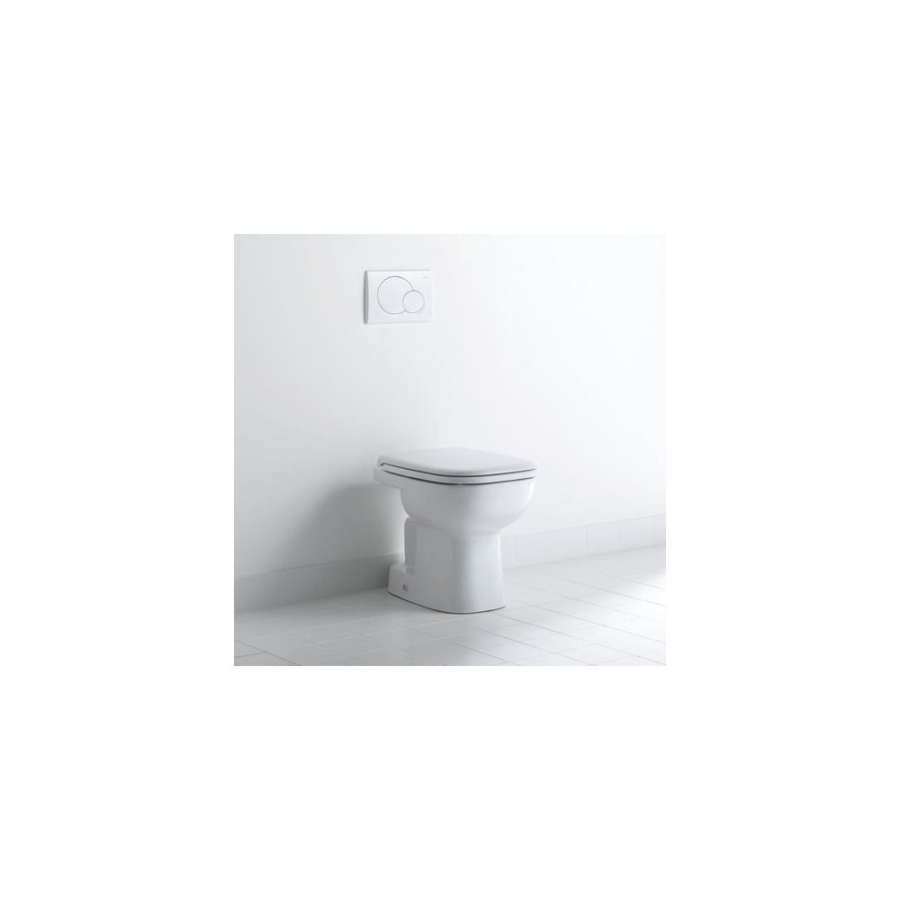 Duravit D-Code WC-Sitz Weiß Hochglanz 360x40x430mm, ohne Absenkautomatik, Edelstah... DURAVIT-0067310000 4021534384769 (Abb. 25)