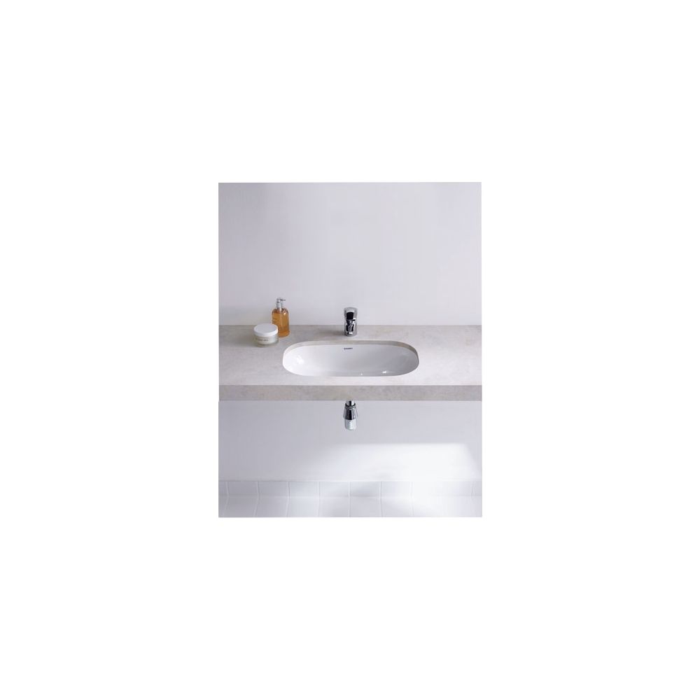 Duravit D-Code Einbauwaschtisch 430x560x210mm, Einbau von unten, Weiß Hochglanz, oh... DURAVIT-0338560000 4021534457852 (Abb. 5)