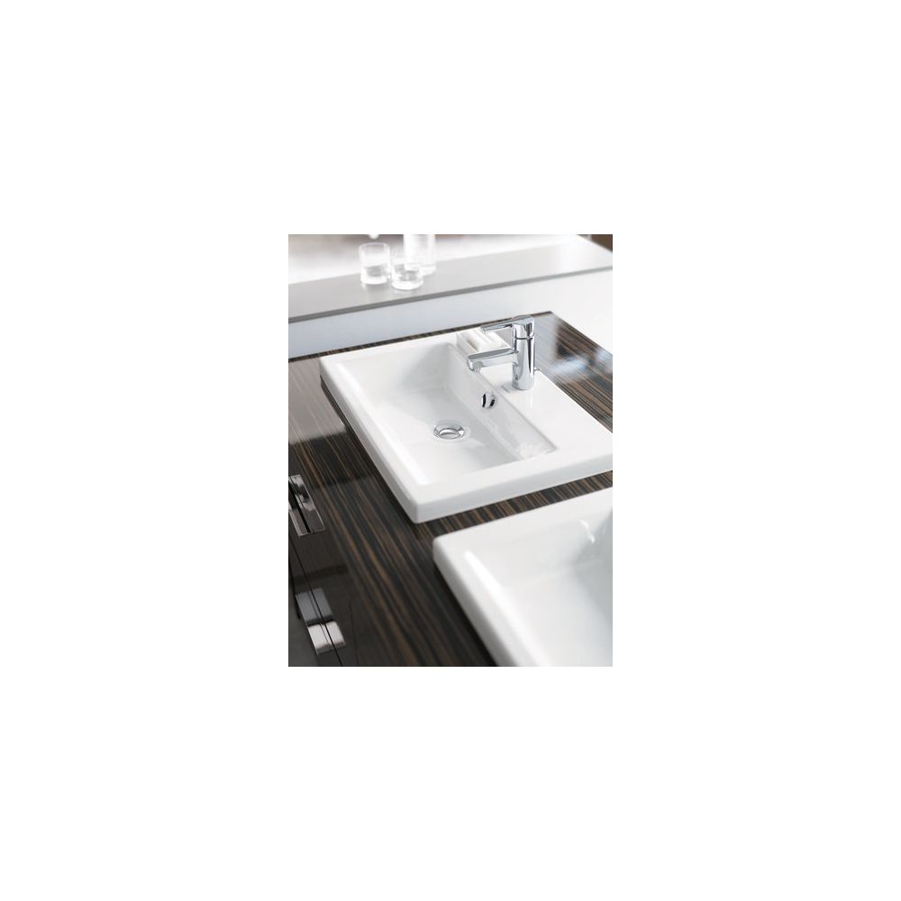 Duravit Design Classics Einbauwaschtisch 430x600x125mm, Weiß Hochglanz, mit HLB/Übe... DURAVIT-0347600000 4021534533808 (Abb. 2)